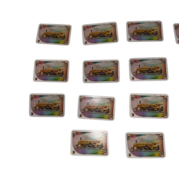 Days of Wonder Ticket to Ride Set of 14 Rainbow Locomotive Car Wild Train Cards - Picture 2 of 6